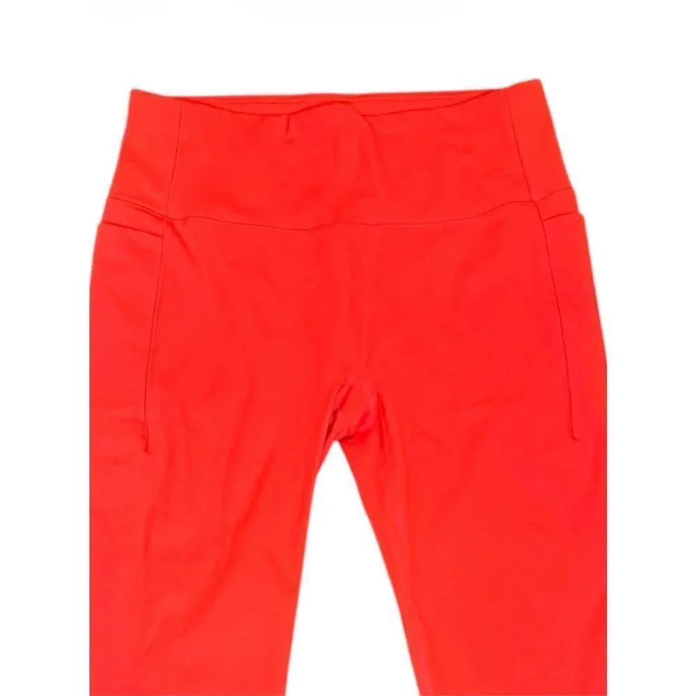 Spyder Active Leggings X-Large Red Phone Pocket Active Work Out Leisurewear - Picture 9 of 14